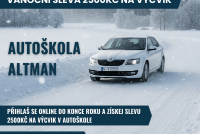 Foto VÁNOČNÍ AKCE! PŘIHLAŠ SE ONLINE DO KONCE ROKU SE SLEVOU AŽ 2500KČ (10%)